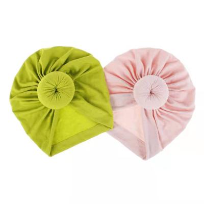 China Wholesale Custom Turbans Knotted Hat Baby Headbands Friendly Materials For Kids Baby Hair Accessories Bowknot Hairband Headband for sale