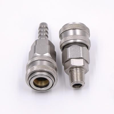 China High Efficiency Quick Release Fitting Hydraulic ISO A - Bsp Connectors Couplings Complete Sets, Male And Female for sale