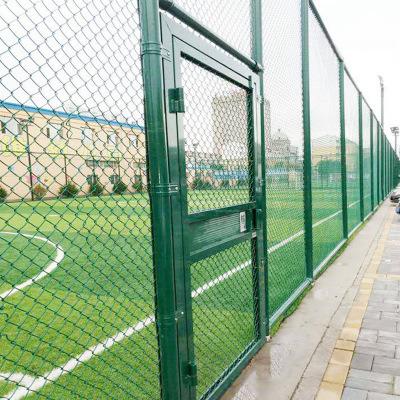 China Easily Assembled Chainlink Fence Galvanized High Security PVC Coated Cheap Galvanized On Sale for sale