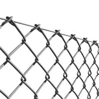 China Chainlink 50x50mm Security Wire Mesh Hot Dipped Galvanized Chain Woven Fence Wire Mesh for sale