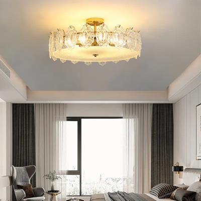 China Surface Mounted Chandelier Luxury Hotel Living Room Bedroom Iron Nordic Modern Large Led Pendant Chandelier High Quality for sale