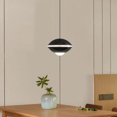 China Modern Hot Selling UFO Shape Suitable Professional Banquet Hall Villa Hanging Linear Modern Graphite Pendant Light for sale