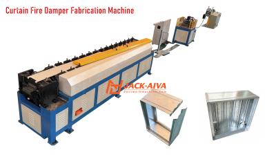 China Fire Damper Frame Making Machine #Curtain Fire Damper Fabrication Machine # Curtain Fire Damper Frame Auto Production Line for sale