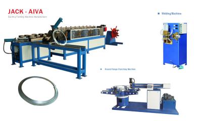 China Angle Iron Round Flange Making Machine Duct Flange Machine for sale