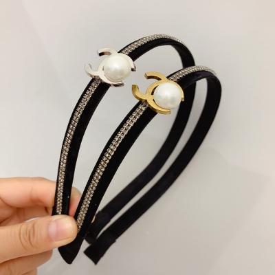 China Rhinester Headband Luxury Premium Women's High Cranial Upper Headband Buckle Accessories Fashion Buckle Hair Accessories Non-slip Headband for sale