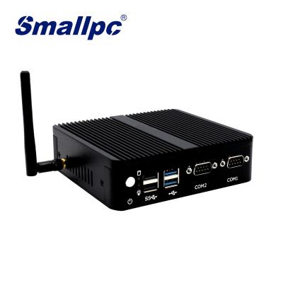 China For Home and Student Fanless Mini PC Core J4125 8GB 256GB SSD Box PC 4 Lan Port Computer Desktop Host for sale