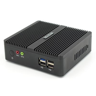 China Desktop Tool Best Price Mini PC J1900 16GB DDR3 2 LAN RJ45 12V HD VGA 1USB 3.0 Port Fanless Server Computer for sale