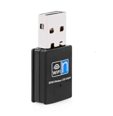 China OEM USB2.0 WIFI Mini Wireless Network Card Wifi Desktop 300mbps RTL8192EU Internal Receive Transmit Adapter for sale