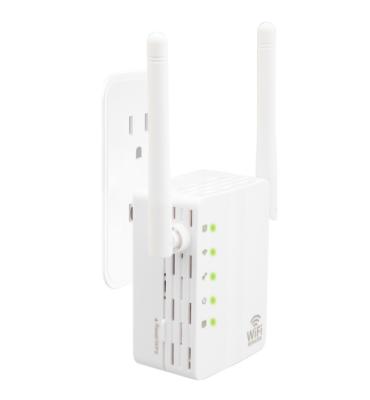 China ODM Wifi Extender 2 External Antenna Extender 2.4GHz Wifi Extender 300Mbps Internet Dual Band Ethernet HM-WRN04 for sale