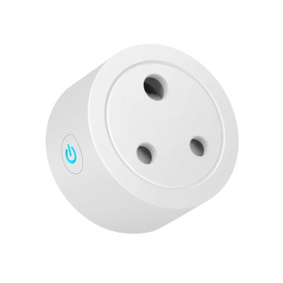 China Amazon Travel 220v Universal Smart Switch Adapter Tuya Universal Residential / Multipurpose Plug Work With Alexa App Control 20a India Mobile Mini Smart Plug for sale