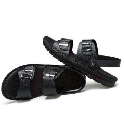 China Anti-Smell Fashion Casual Mens Sandals Mens Leather Sandals for sale