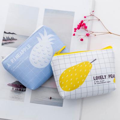 China Kids Style Coin Purse Pu Zipper Wallet Cute Pattern Eco-friendly Korean Soft Leather Bag for sale