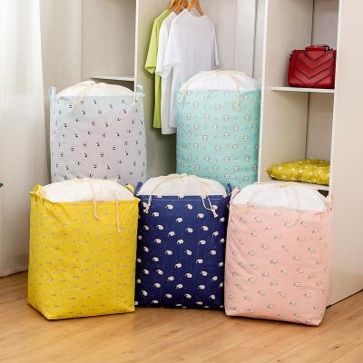 China Baby Kids Cloth Foldable Laundry Clothes Bucket Waterproof Dirty Basket Folding Organizer Laundry Basket for sale