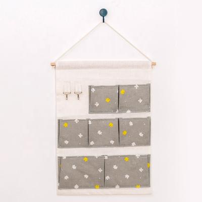 China Factory Price Sustainable Lightweight Space Saving Beatable Wall / Door Storage Hanging Bag for sale