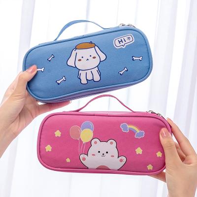 China Schools & Offices Portable Large Capacity Pencil Case With Compartments Deal Creative And Multifunctional Pencil Case Student Pencil Case for sale