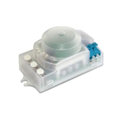 China PDLUX PD-MV1005-B 5.8ghz 110v 220v Long Range Ceiling Microwave Outdoor Mounted Motion Sensor for Led Lights for sale