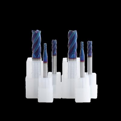 China Duro Fresas 4Filos CNC Metal Ferramentas Milling Cutter Machining End Mills Cutting Tools CNC End Mills Square Flute Mills HRC65 4 for sale