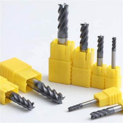 China cnc hrc60 end milling cutter gears metal lathe milling machining cutting tools for sale