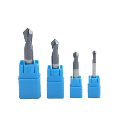 China CNC Milling Machining End Mills MTS HRC45 NC Spotting Drills Metal Duro Taladros Corte De Carburo puntuales Herramianta Cutting Tool for sale