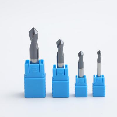 China Hot Sales MTS Tungsten Solid Carbide HRC45 CNC Process Spotting Drills Cutting Tools CNC Milling Cutter for sale