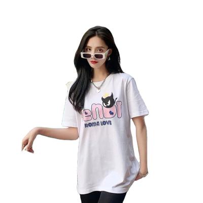 China 2022 high quality QUICK DRY women's T-shirt plus size women men famous ladies high fashion designer clothing brands luxury high fashion clothes for women for sale