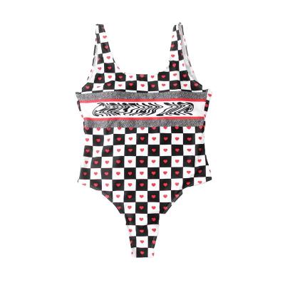 China Plus size ready to ship luxury wholesale swimwear sexy designer Swimsuits Famous Brands letter printing bikini woman swimwear for sale