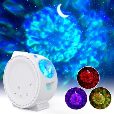 China Modern Star Free Moon Logo Sound Sensor Music Control Ocean Nebula Cosmos LED Laser Night Light Colorful WIFI Smart Laser Night Light Galaxy Projector for sale