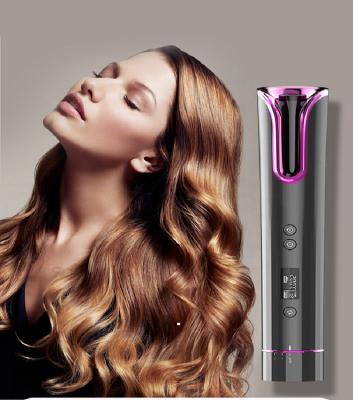 China Biumart Mini Portable Hair Iron Wireless Automatic Anion Wireless Hair Curler Automatic Anion Dry and Wet Cordless Curler for Adult and Kid for sale