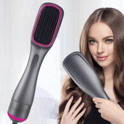 China Biumart Home 2 in 1 Hair Brush No Hurt Hair Nano Technology Electric Hot Air Dryer Comb for Hair for sale