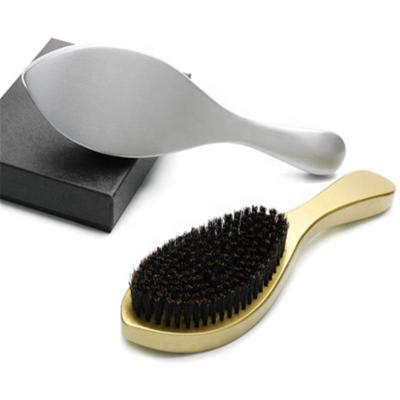 China Biumart Detangle Hair Brush Custom 100% Bristle 360 ​​Curve Easy Wave Low MOQ Smooth No Hurt Comb For Hair for sale