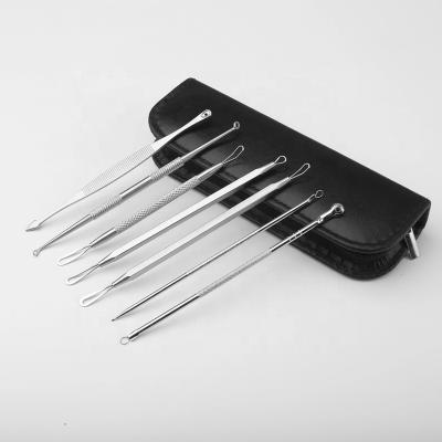 China Acne Treatment Biumart Stainless Steel Black Prime Remover Acne Pimple Spot Remover Tool Facial Comedone for sale