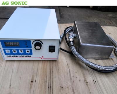 China Degrease Submersible Ultrasonic Transducer Generator With Flexible Cable 20khz Ultrasonic Transducer for sale