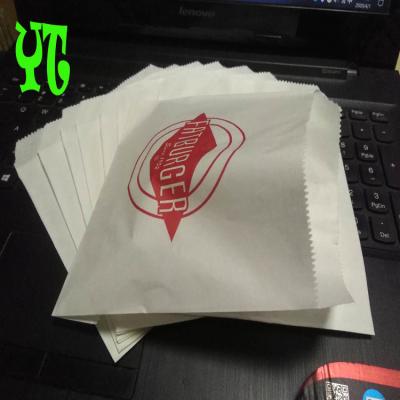 China Disposable Custom Take Away Fast Food Kraft Paper Bag for sale