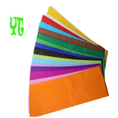 China New Fashionable Colorful 17gsm Flame Retardant Bundle Wrapping Tissue Tissue Paper and Crepe Paper for sale