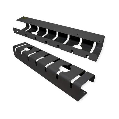 China Metal Parts (OEM) Perforated Expandable Under Desk Cable Management Desk Cable Tray for sale