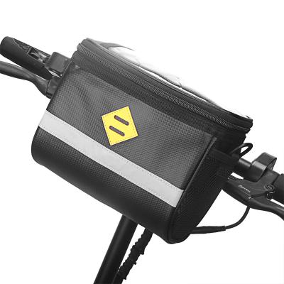 China High Quality Waterproof PVC Bicycle Bike Rainproof Cycling Handlebar Bags Front Frame for sale