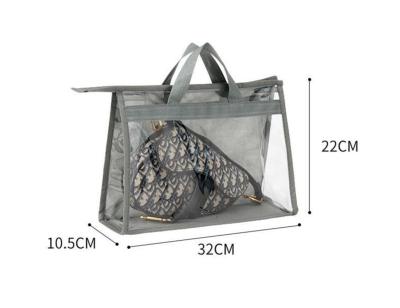 China Fashion Handbag Dust Cover Transparent Closet Sealed Storage Bag Dust Proof Bag Clear Hanging Cases Protect Bag for sale