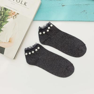 China Factory direct sale hot newly designed women's soft and comfortable smooth jewelry socks for sale