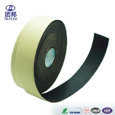 China Air Conditioning Heat Resistant Pipe Foam Insulation Rubber Strip for sale