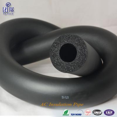 China Condensate Pipe Insulation Black Foam Pipe Insulation 28x19 for sale