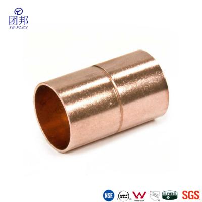 China Connect Fitting Fitting Copper Refrigeration Tube 25mm Pipe Hose Pipe Coupling for sale