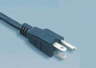 China UL CUL CSA 15A 125V 3 Prong NEMA 5-15P Electric Stright Plug YY-3 American UL Power Cord for sale