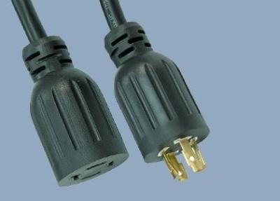 China UL CUL CSA 3 Pole Prong NEMA L14-30P to L14-30R 30A 125V 250V Twist Locking Power American Extension Cord for sale