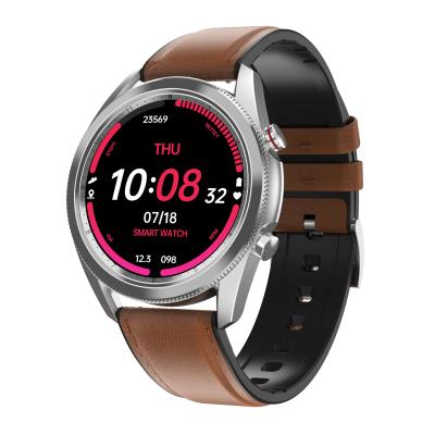 China Dropshipping steel touch screen smartwatch dt91 IP67 waterproof 1.28 round pro ECG heart rate smart watch DT91 smartwatch for sale