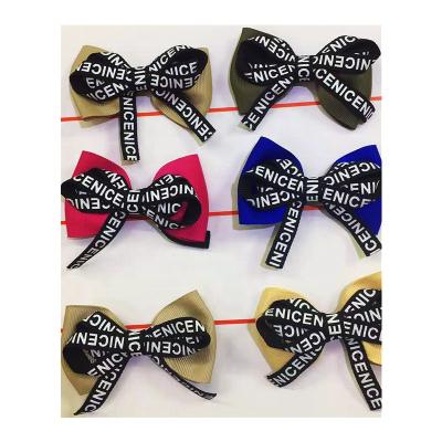 China Handmade clothing whole sale letter print strap band bow shoe balancing for kids and women shoes for sale