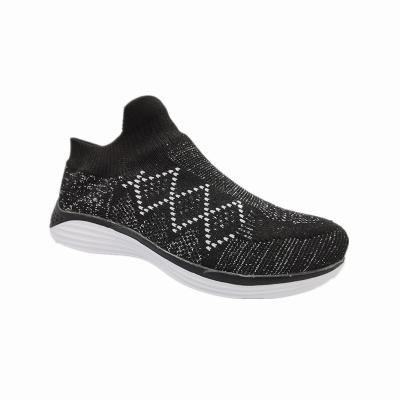 China New Fashion Washable Design Amazon Sneaker Unisex Knitted Shoe Upper And Unique Material for sale