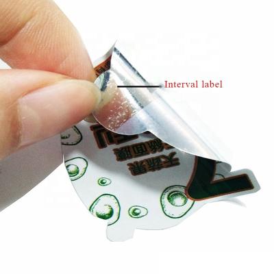 China Customized Waterproof Flexible Gap Label Waterproof Sticker For Cosmetics for sale