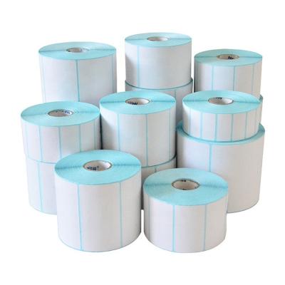 China Waterproof 4 1st 6 Inch Thermal Adhesive Paper Roll For Barcode Logistics Shipping Label Sticker A6 Thermal Packing List for sale