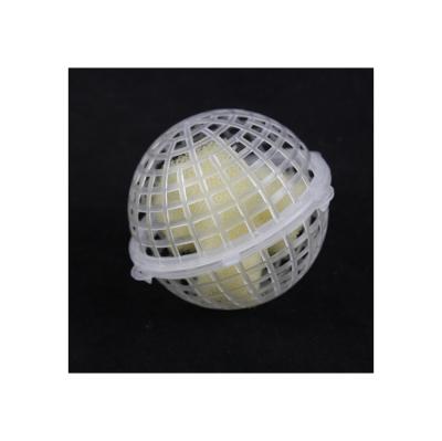 China Plastics Latest Design 35-100mm Floating Cavity Packing Plastic Filter Ball for sale