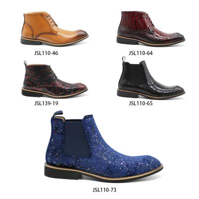 China Hot Selling High Quality Chelsea Ankle Boots For Men Gentleman Dress Waterproof Boots Men Leather Boots For Office/Party for sale